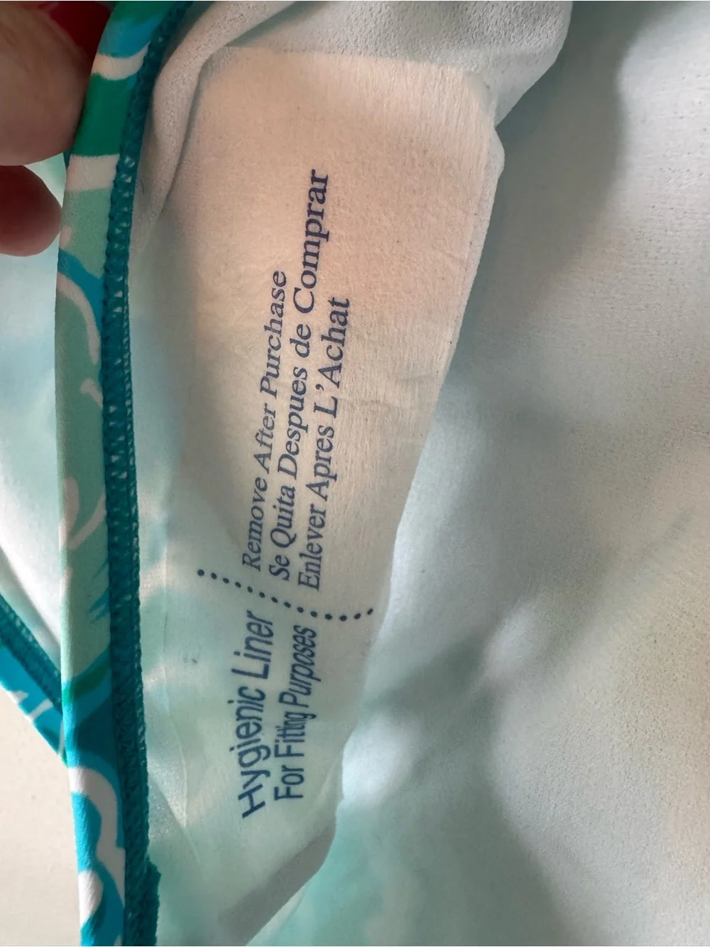 Time And Tru Teal Floral Halter One-Piece Top L NWOT - Picture 5 of 5
